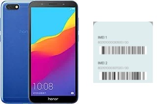 Comment voir le code IMEI dans Honor 7S