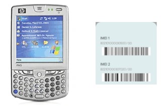 Comment voir le code IMEI dans iPAQ hw6510