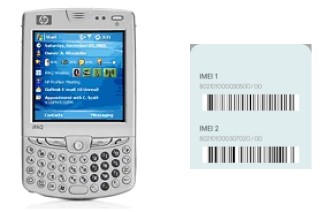 Comment voir le code IMEI dans iPAQ hw6910