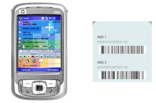 Comment voir le code IMEI dans iPAQ rw6818