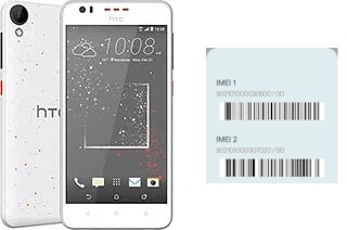 Comment voir le code IMEI dans Desire 825