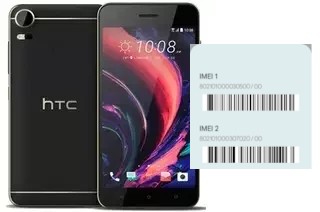 Comment voir le code IMEI dans Desire 10 Compact