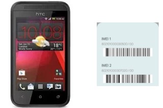 Comment voir le code IMEI dans Desire 200