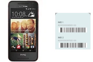 Comment voir le code IMEI dans Desire 612