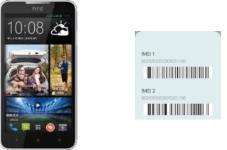 Comment voir le code IMEI dans Desire 616