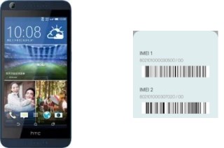 Comment voir le code IMEI dans Desire 626G