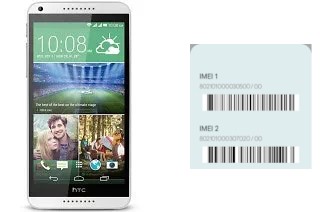 Comment voir le code IMEI dans Desire 816G dual sim