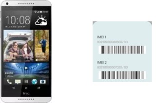 Comment voir le code IMEI dans Desire 816 Dual