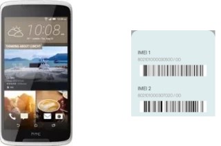 Comment voir le code IMEI dans Desire 828