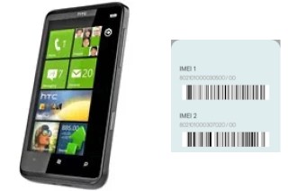 Comment voir le code IMEI dans HTC HD7