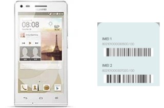 Comment voir le code IMEI dans Ascend G6