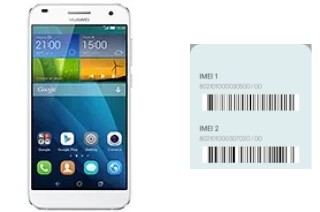 Comment voir le code IMEI dans Ascend G7