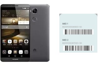 Comment voir le code IMEI dans Ascend Mate7 Monarch