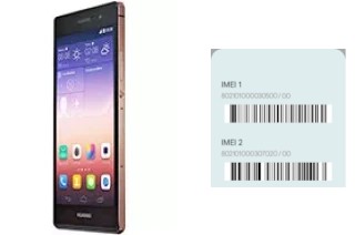 Comment voir le code IMEI dans Ascend P7 Sapphire Edition