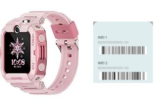 Comment voir le code IMEI dans Children's Watch 4X