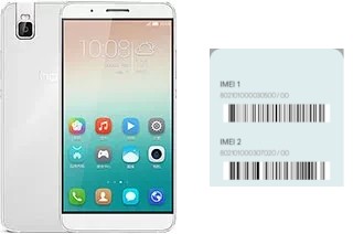 Comment voir le code IMEI dans Honor 7i