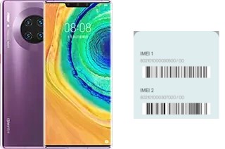 Comment voir le code IMEI dans Mate 30 Pro