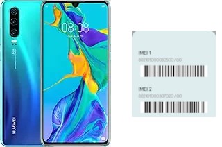 Comment voir le code IMEI dans Huawei P30