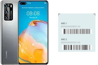 Comment voir le code IMEI dans Huawei P40