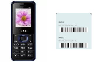 Comment voir le code IMEI dans I Kall K25