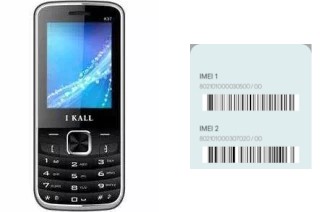 Comment voir le code IMEI dans I Kall K37