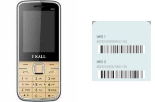 Comment voir le code IMEI dans I Kall K38