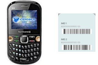 Comment voir le code IMEI dans Hurricane II