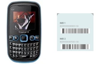 Comment voir le code IMEI dans Tropical II