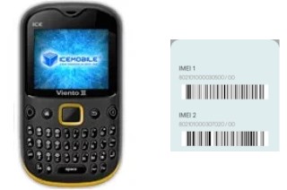 Comment voir le code IMEI dans Viento II