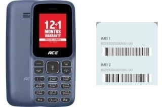 Comment voir le code IMEI dans ACE 2N