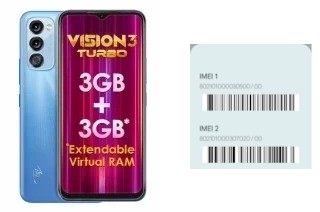 Comment voir le code IMEI dans Vision 3 Turbo