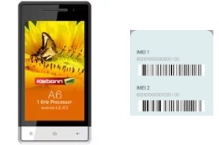 Comment voir le code IMEI dans Karbonn A6