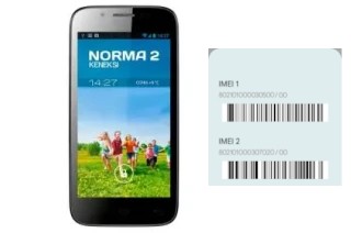 Comment voir le code IMEI dans Norma 2