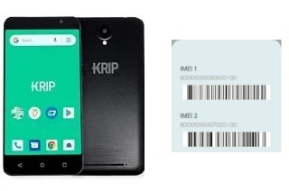 Comment voir le code IMEI dans Krip K5