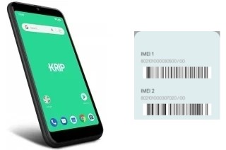 Comment voir le code IMEI dans Krip K65