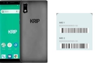 Comment voir le code IMEI dans Krip K7