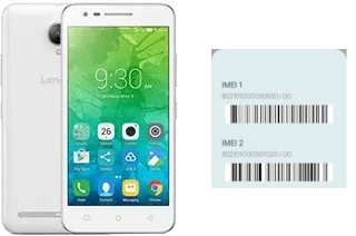 Comment voir le code IMEI dans Lenovo C2