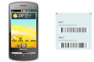 Comment voir le code IMEI dans Lenovo A60