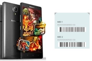 Comment voir le code IMEI dans Lenovo K80