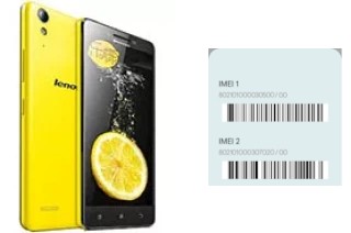 Comment voir le code IMEI dans Lenovo K3