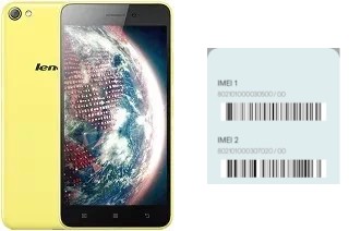 Comment voir le code IMEI dans Lenovo S60