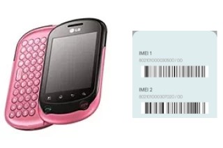 Comment voir le code IMEI dans Optimus Chat C550