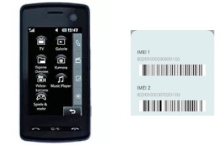 Comment voir le code IMEI dans KB770