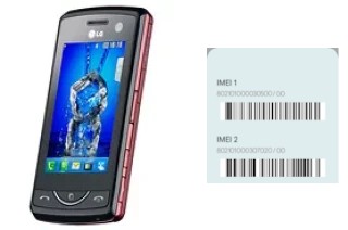 Comment voir le code IMEI dans KB775 Scarlet