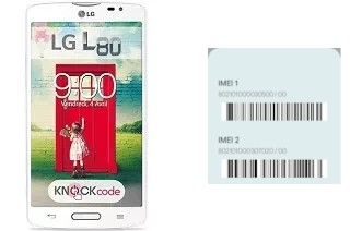 Comment voir le code IMEI dans LG L80