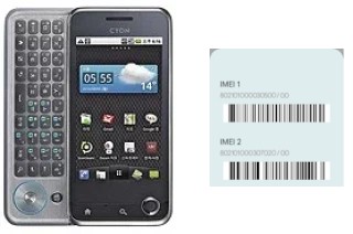 Comment voir le code IMEI dans Optimus Q LU2300