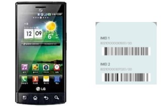 Comment voir le code IMEI dans Optimus Mach LU3000