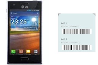 Comment voir le code IMEI dans Optimus L5 E610