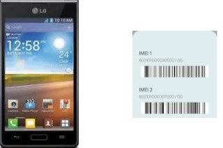 Comment voir le code IMEI dans Optimus L7