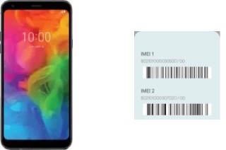 Comment voir le code IMEI dans LG Q7+